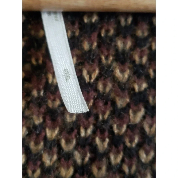 Free People Black and Brown Leopard Cardigan - Picture 3 of 10